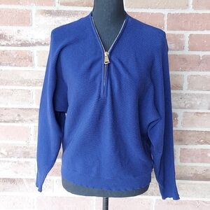 Premise Women's Large 1/2 Zip Viscose Blend Layering Top NWT NEW